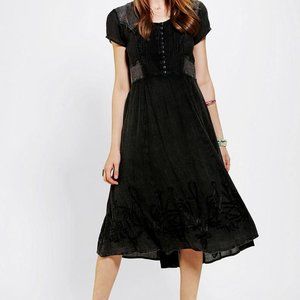 MINK PINK Urban Outfitters GRAY MIDI DRESS